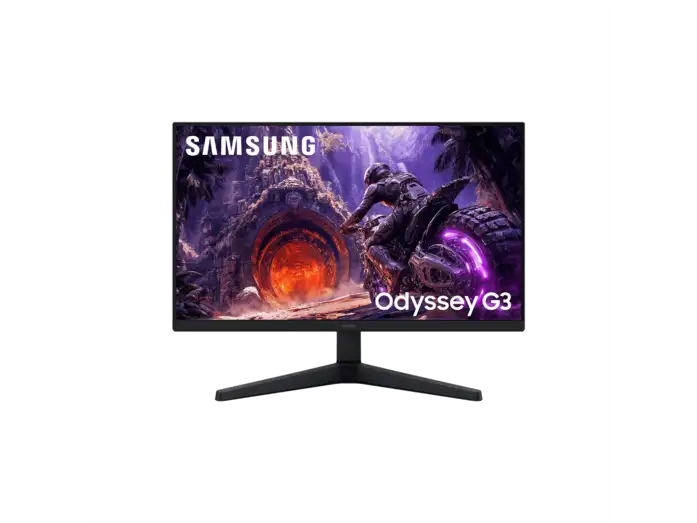 Monitor Samsung Odyssey G3 LS24HG302EUXEN 24" FHD (200Hz, Fast IPS, 1ms, FreeSync, base ajustable altura y pivote, negro, MediaMarkt)