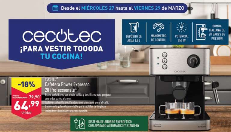 Cafetera Power Express 20 Professionale
