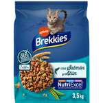 Brekkies Pienso para Gatos con Salmon, Atun y Verduras 3,5kg