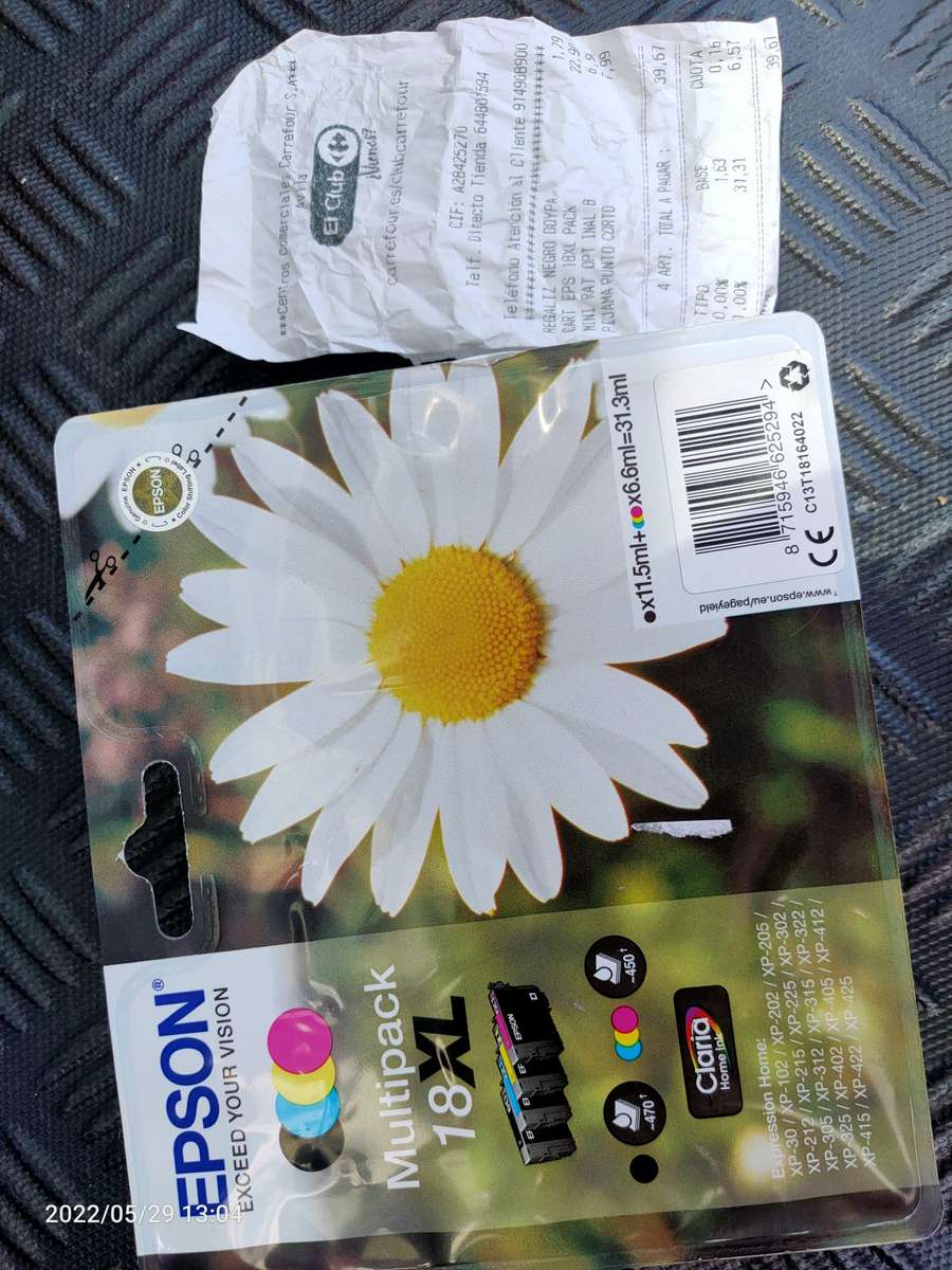 Cartuchos Epson margarita xl carrefour avila » Chollometro