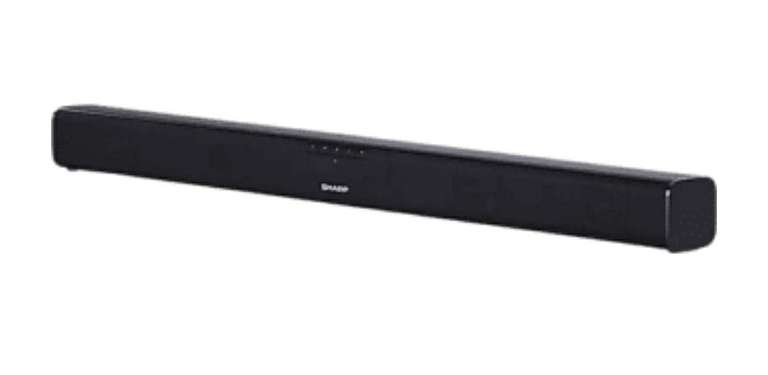 Barra de sonido - Sharp HT-SB110, 2.0, 90 W, Bass Boost, Virtual 3D, Bluetooth, HDMI, Negro