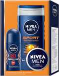 NIVEA MEN Sport Box Set de regalo, set de cuidado, crema Nivea Men, gel de ducha deportivo y desodorante antitranspirante