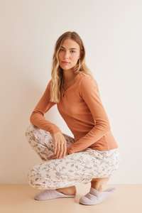 Pijama largo algodón (Tallas S, M y L)
