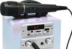 DYNASONIC (3º Generación)- Altavoz Bluetooth Portatil Karaoke con Micrófonos Incluidos | Lector USB y SD, Radio FM