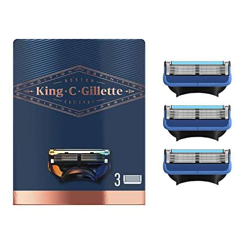 3x Cuchillas King C. Gillette [+ en MIRAVIA en Descripción más barato]