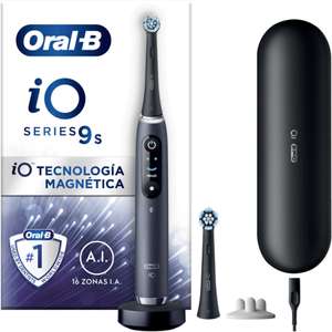 [Desde la APP] Oral-B iO 9S, Seguimiento 3D, Sensor de Presión, Estuche de Carga, Negro