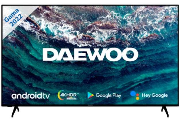 TV LED 65" Daewoo 65DM55UA, 4K UHD, Smart TV, Dolby Vision, HDR10, HLG, Micro Dimming y Super Resolution
