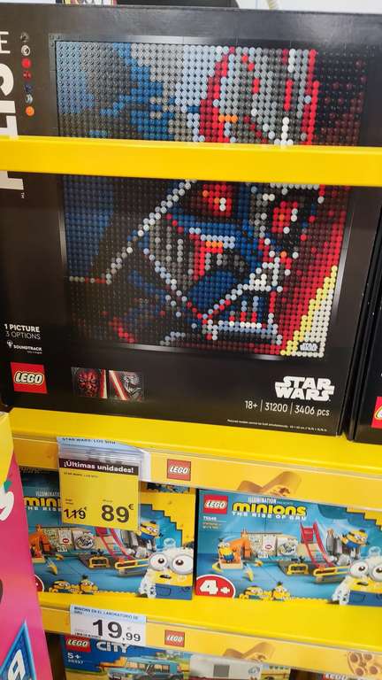 Oferta LEGO en Carrefour Alfafar (Valencia) | Lego Art - Star Wars: Los Sith - 31200