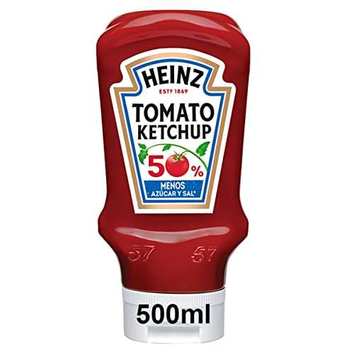 Heinz Kétchup, 50% Menos Azúcar y Sal, 500ml