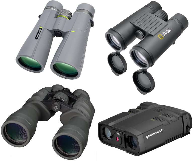 Selección de prismáticos y dispositivos de visión nocturna en Amazon