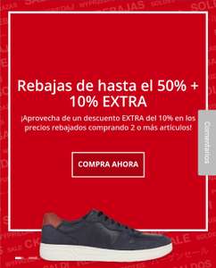 Rebajas en calzados Geox hasta -50% de descuento + 10% extra + Envio gratis*