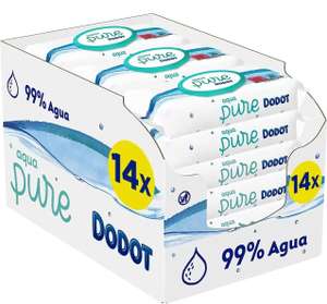 Dodot Toallitas Aqua Pure para Bebé, 99% Agua, 672 Toallitas, desde españa