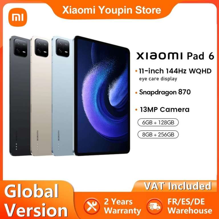 Xiaomi Tablet Mi Pad 6, versión Global, 6GB + 128GB » Chollometro