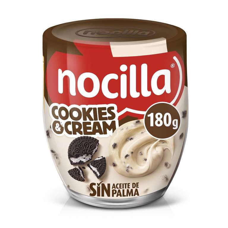 NOCILLA cookies & cream crunchy con tropezones de Oreo Crema de cacao 180g