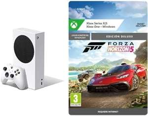 Xbox Series S + Forza Horizon 5: Deluxe // Xbox Series S + Hogwarts Legacy Standard (303,99€)