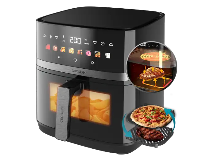 Freidora de aire - Cecotec Cecofry&Grill Duoheat 8000