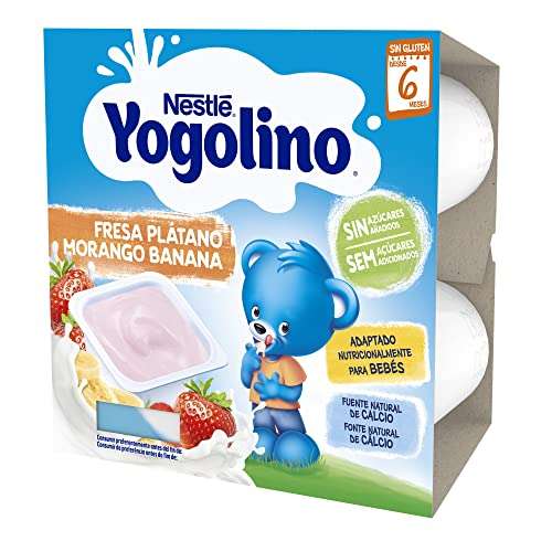 Nestlé Yogolino Fresa Plátano Sin Azúcar