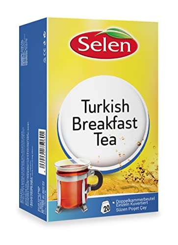 Selen Turkish Breakfast Tea, 20 Individually Wrapped Tea Bags 36 g