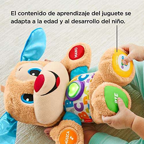 Fisher-Price Perrito primeros descubrimientos, juguete bebé +6 meses (Mattel FPM53)