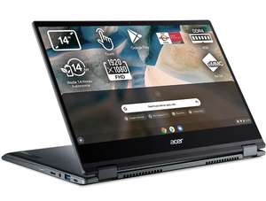 Acer Chromebook Spin 514 - Ordenador Portátil 2 en 1 Convertible y Tactil 14" Full HD IPS.