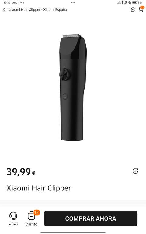 Xiaomi Hair Clipper [25'6€ con puntos]