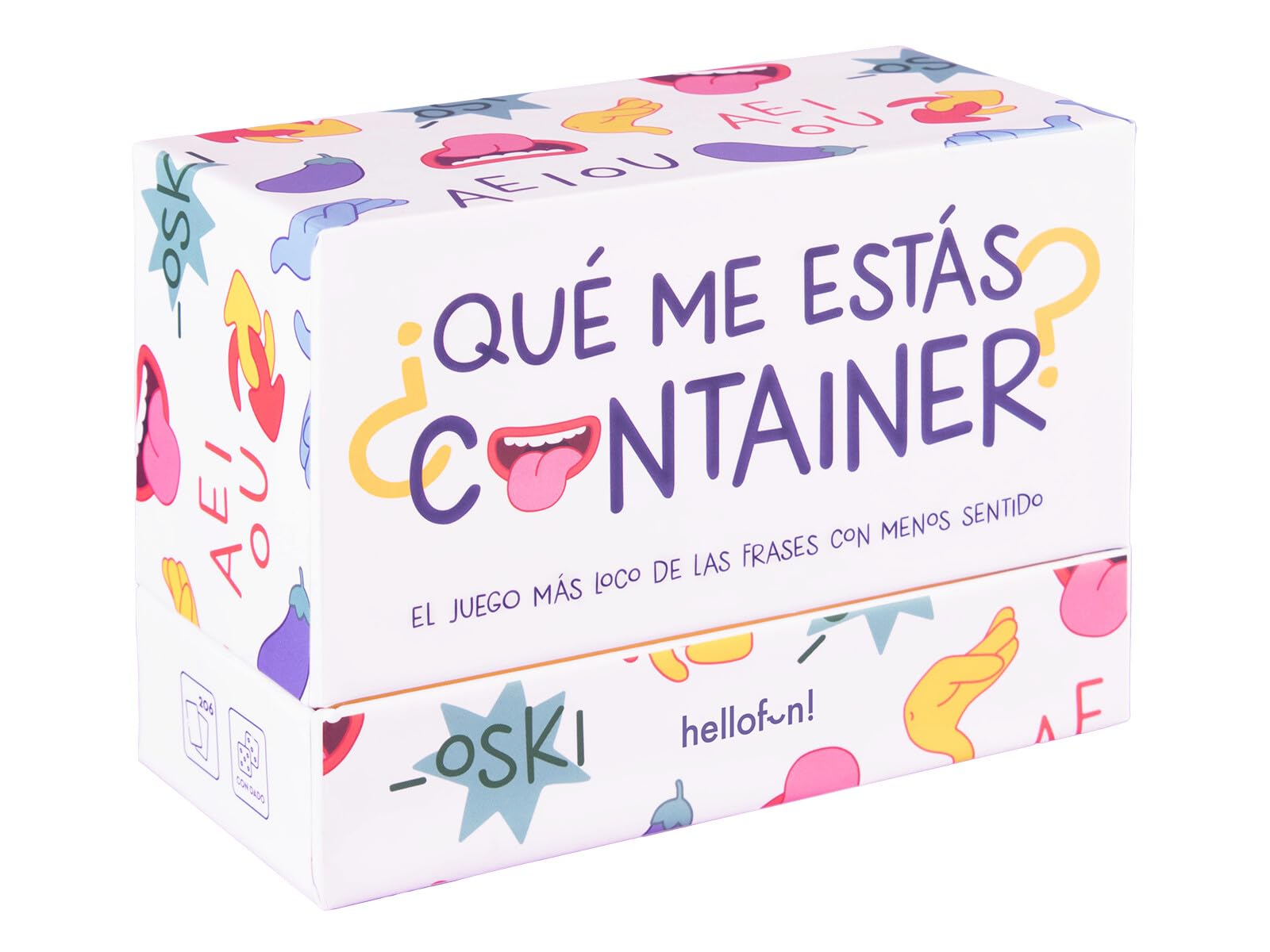 HELLOFUN Juego Mesa Qué Me Estás Container