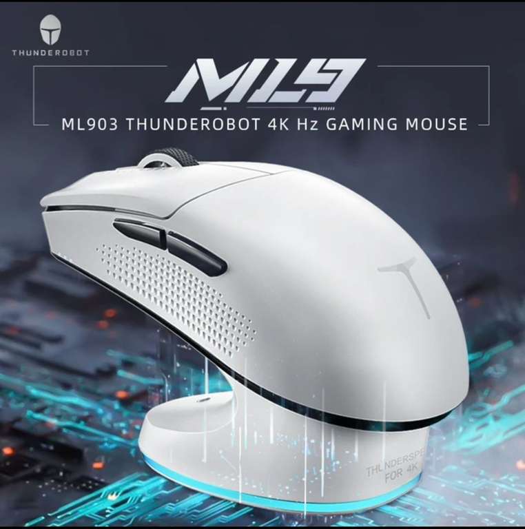 Thunderobot-ratón inalámbrico para juegos ML903