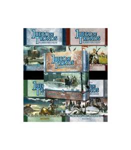 Juegos de mesa - Pack de Juego de Tronos LCG 1ª Edición + las 4 Expansiones de Casa