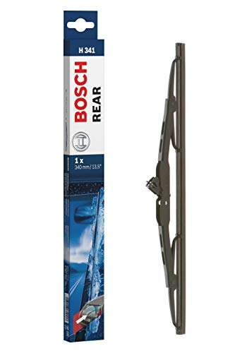 Escobilla limpiaparabrisas Bosch Rear H341, Longitud: 340mm – 1 escobilla limpiaparabrisas para la ventana trasera