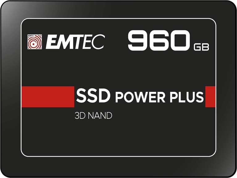 Disco duro interno SSD Emtec X150 SATA III 960 GB [También 240GB]