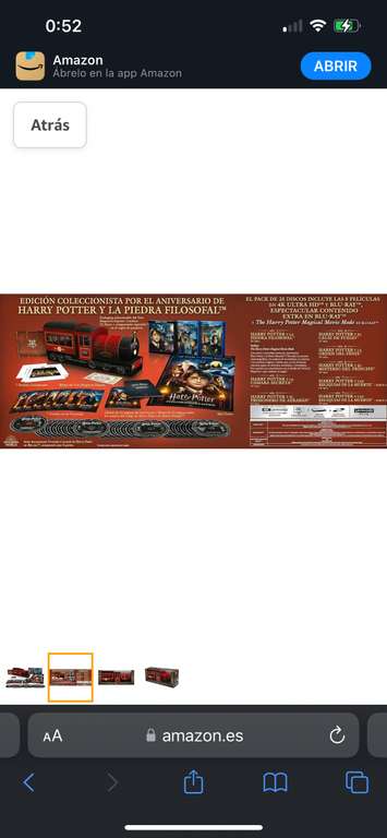 Colección Harry Potter Hogwarts Express - UHD + Blu-ray (25 discos)