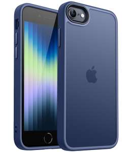 CANSHN Funda Mate para iPhone SE 3/2 (2022/2020), para iPhone 7, para iPhone 8, (4,7 Pulgadas) [Protección Militar] - 8 colores diferentes.