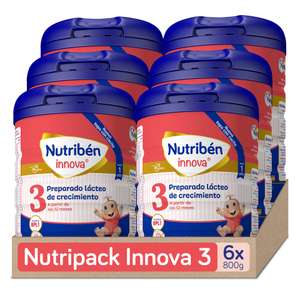Pack de 6 botes de leche en polvo - nutriben innova 3