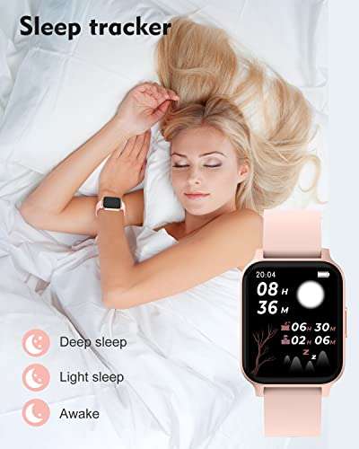 Cloudpoem Smartwatch,Reloj Inteligente Mujer Impermeable IP68