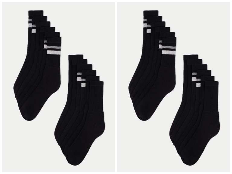12 pares calcetines de algodón para Hombre. Tallas 39 a 46. [0'43€/par] RECOGIDA GRATUITA EN TIENDA