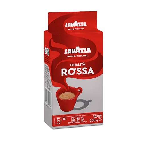 2 x Lavazza Qualità Rossa, Café Molido, 250g [1,945€]