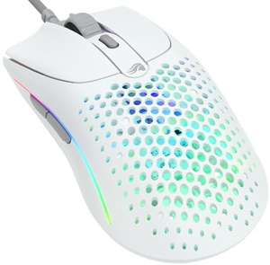 Glorious Gaming Model O 2 Ratón gaming con cable - 59 g ultraligero, FPS, 26 000 ppp, - Blanco