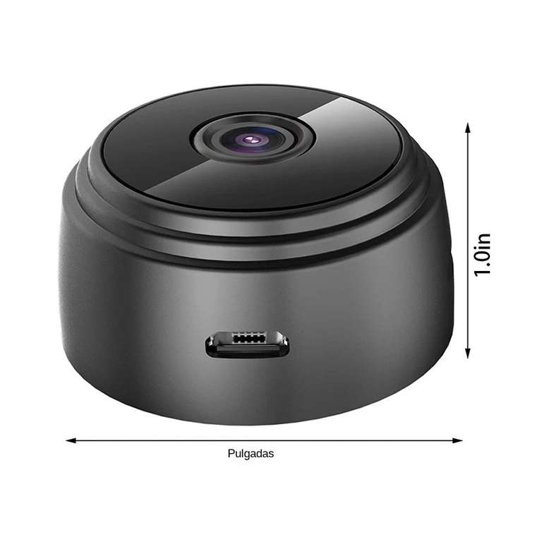 Mini cámara de vigilancia IP A9, WiFi, HD 1080p, Micro registro vocal, sans fil, versión nocturna
