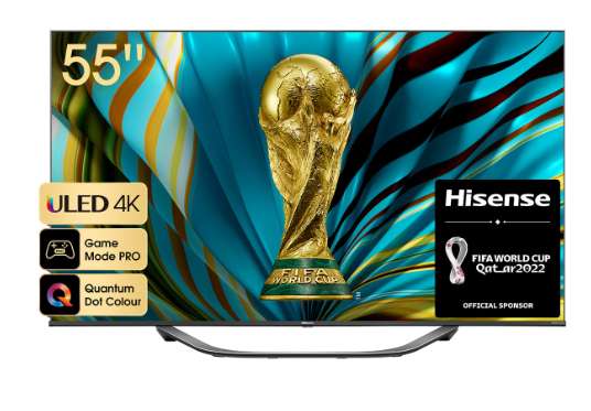 Hisense TV LED (55") Hisense 55U7HQ UHD 4K ULED Quantum Dot Color / + 100€ de reembolso / modelo 2022 ( 468€con ECI+)