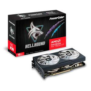Tarjeta Gráfica PowerColor AMD Radeon RX 7600 XT Hellhound 16GB GDDR6