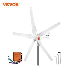 VEVOR Generador de Turbina Eólica 12 V 500 W - Kit Eficiente para Ahorro de Energía Residencial