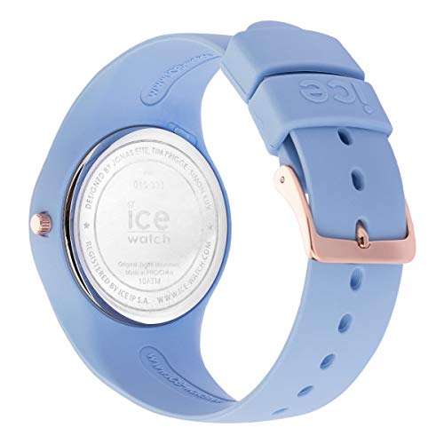 ICE-WATCH, ICE Glam Colour Sky, Reloj Azul para Mujer con Correa de Silicona, 015333 (Medium)