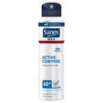Sanex Men Active Control, Desodorante Spray, Desodorante Hombre - Pack 6 uds x 200 ml