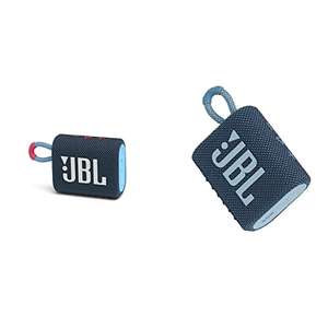 Pack de 2 JBL GO 3 - Altavoz inalámbrico Bluetooth, resistente al agua y al polvo (IP67), 5h de reproducción
