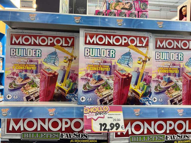 Monopoly Builder en Toy Planet de Sambil de Leganés