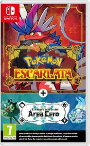 Pokémon Escarlata + Pack de expansión "El tesoro oculto del Area Cero"