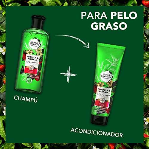 Herbal Essences Bio Renew: Champú fresa y menta 400 ml