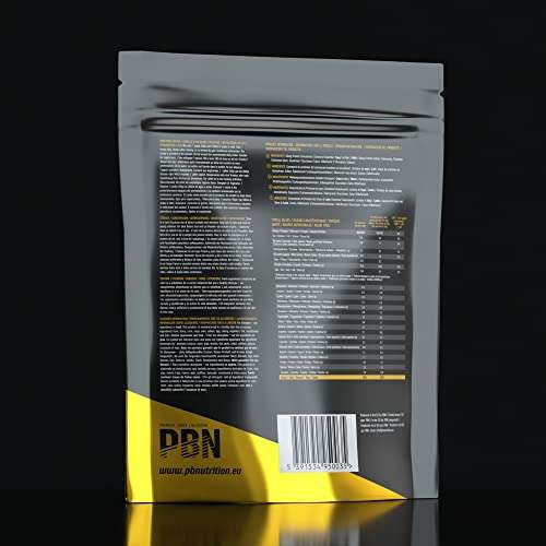 Premium Body Nutrition - Proteína de suero de leche en polvo, 1 kg, sabor Plátano