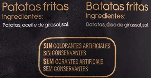 3 paquetes de Lay's Gourmet Patatas Fritas con Sal, 170g, Sabor Salado