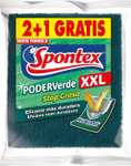 2x Spontex Estropajo Poder Verde Xxl 70 g. Total 6 unidades. 1'03€/pack-0'34€/ud